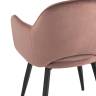 Стул Венера вращающийся велюр пыльно-розовый 2 шт