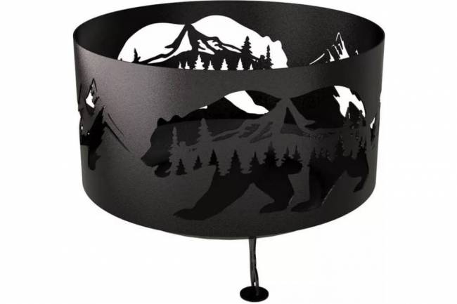 Костровая чаша "Медведь", ST3, 3мм