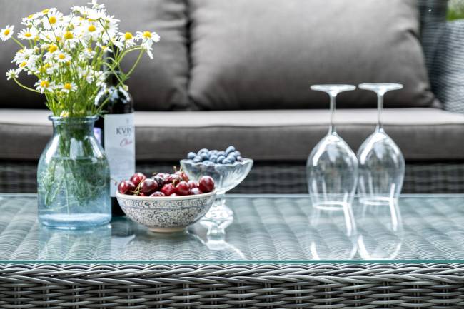 "Капучино Сингл" лаунж-зона из искусственного ротанга, цвет графит "Капучино Сингл" лаунж-зона из искусственного ротанга, цвет графит