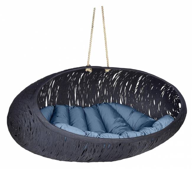 Подвесное кресло-кокон "Bios Alpha", Черное