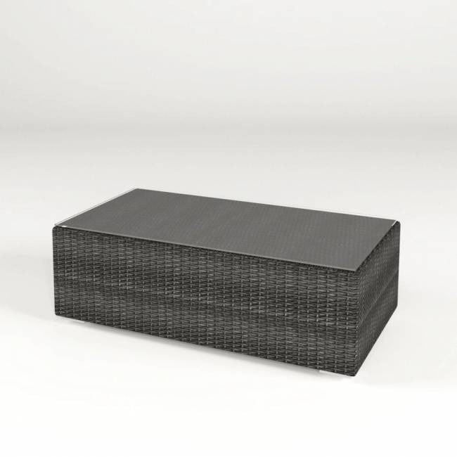 Комплект для отдыха "Севилья", из искусственного ротанга , 1+1+1, серый, темно-серый.