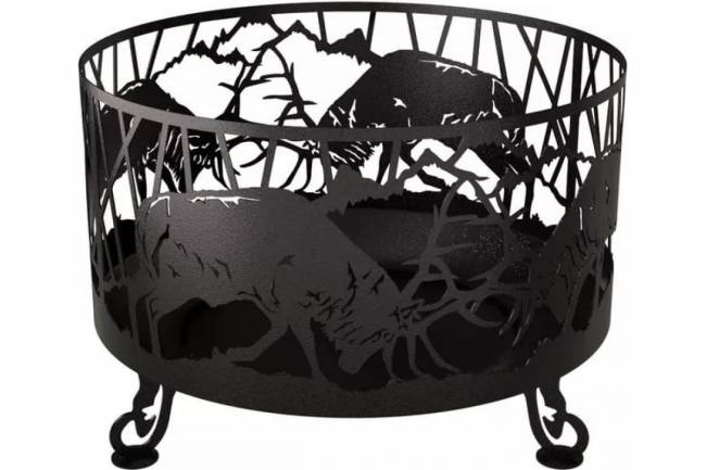 Костровая чаша "Олени", ST3, 3мм