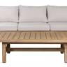 Диван деревянный трехместный Ravona KD натуральный, бежевый 2030х795х685 мм