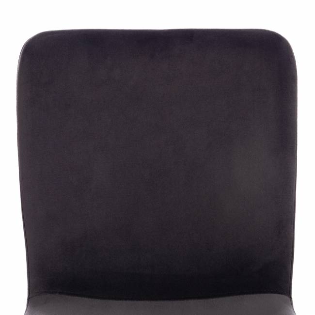 Стул GILLIAN (mod. 0137017-NI) / 1 шт. в упаковке металл/вельвет, 45х52,5х78 см, темно-серый S108 (666 SILVER GREY)/черный Стул GILLIAN (mod. 0137017-NI) / 1 шт. в упаковке металл/вельвет, 45х52,5х78 см, темно-серый S108 (666 SILVER GREY)/черный