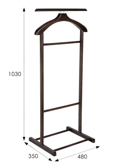 Вешалка костюмная В 21Н венге