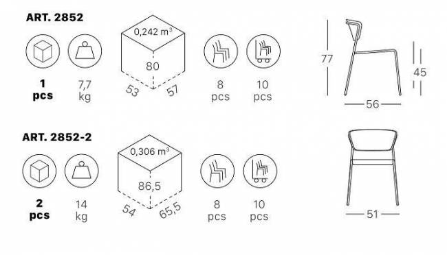 Стул деревянный Lisa Wood антрацит, натуральный дуб 510х560х770 мм Стул деревянный Lisa Wood антрацит, натуральный дуб 510х560х770 мм