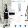 Зеркало напольное BeautyStyle 1 серый графит 130 см х 35 см