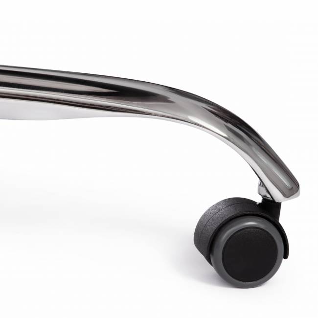 Кресло BERGAMO хром (22) флок , серый, 29 серый флок Кресло BERGAMO хром (22) флок , серый, 29 серый флок