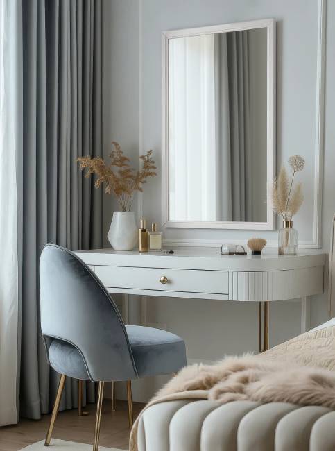 Зеркало настенное Артемида белый 77 см х 46, 5 см