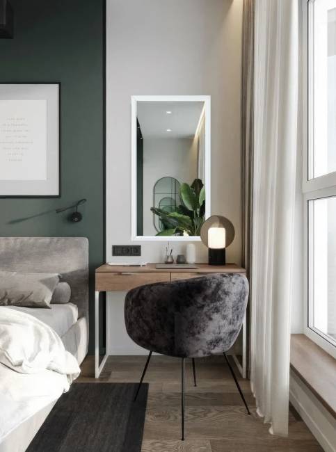 Зеркало настенное Артемида белый 77 см х 46, 5 см