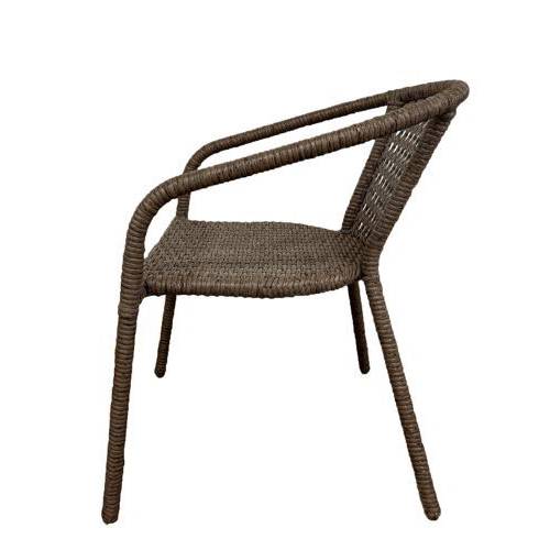 Стул из искусственного ротанга BROWN, коричневый