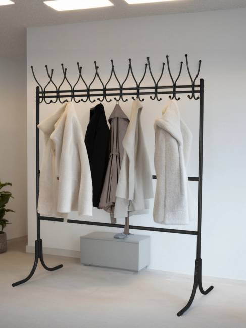 Вешалка напольная М 12 чёрный