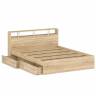 Кровать с ящиками Камелия 1600 цвет дуб сонома Кровать с ящиками Камелия 1600 цвет дуб сонома