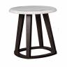Столик прикроватный Luvoni  T414-13-2 малый, 61х61х61 см, черный/белый