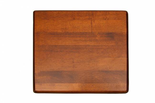 Тумба прикроватная Пикколо/Piccolo металл/гевея, 37х40х60см, черный/красный дуб черный/красный дуб металл/гевея