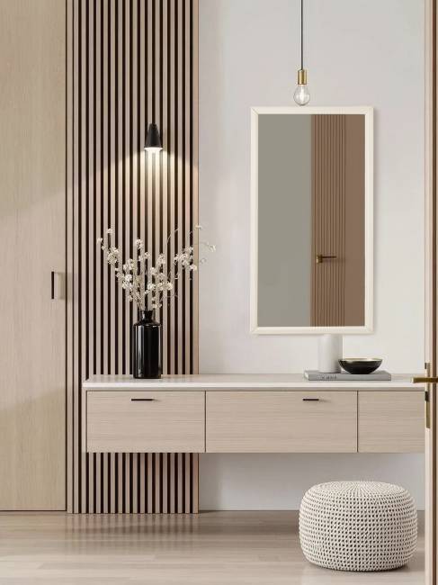 Зеркало настенное Артемида слоновая кость 77 см х 46, 5 см