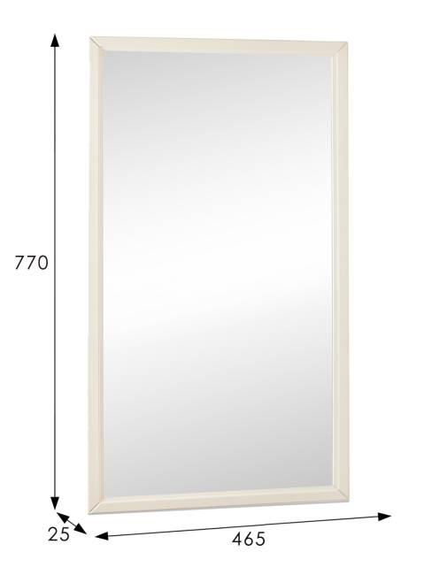 Зеркало настенное Артемида слоновая кость 77 см х 46, 5 см