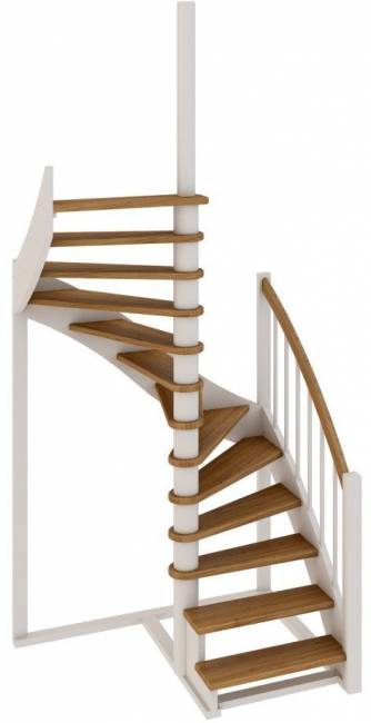 Деревянная лестница К-005м/1 под покраску Деревянная лестница К-005м/1 под покраску