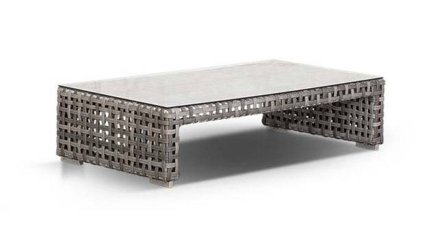 "Тито" журнальный столик из искусственного ротанга, цвет серый "Тито" журнальный столик из искусственного ротанга, цвет серый