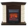 Электрокамин Elford Corner AO с очагом Majestic Lux BL S