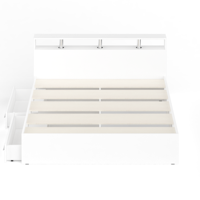 Кровать с ящиками Камелия 1800 цвет белый