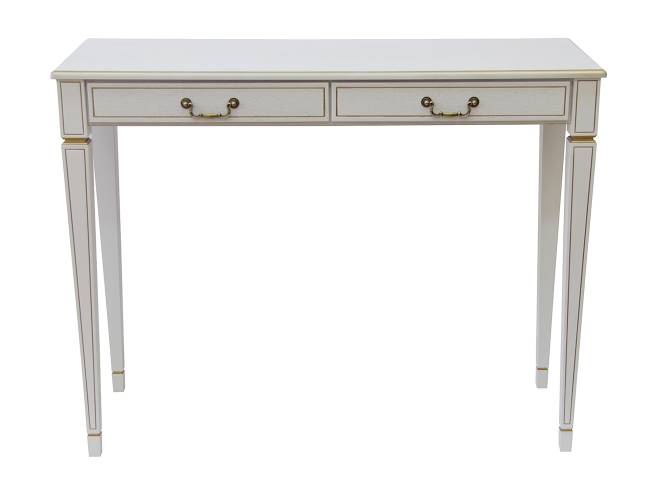 Консоль Васко В 91Н белый ясень/золото