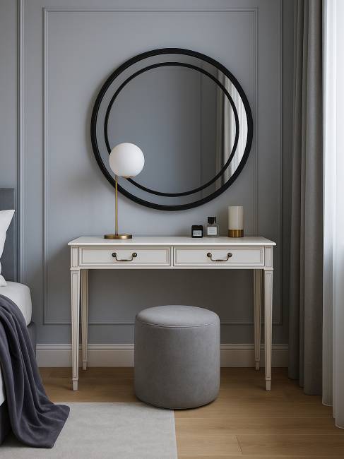 Консоль Васко В 91Н белый ясень/золото