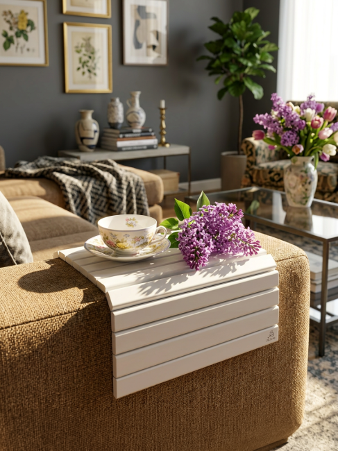 Накладка на диван П 7 белый