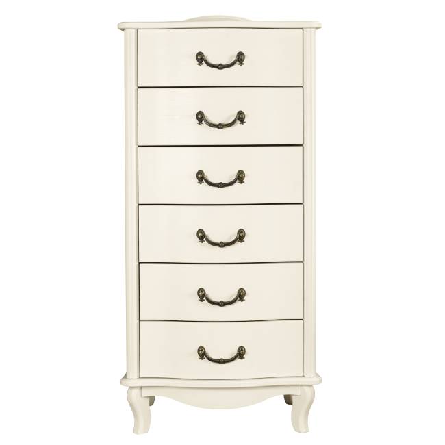 Комод Джульетта узкий 6 ящ., дуб шампань Л