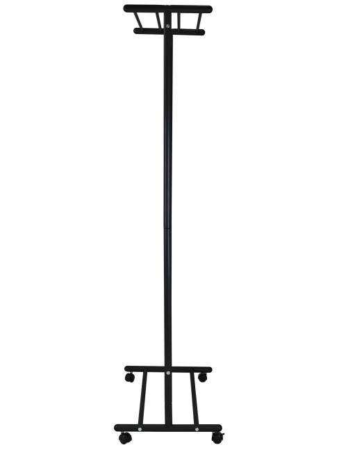 Вешалка напольная на колесах М 9 чёрный