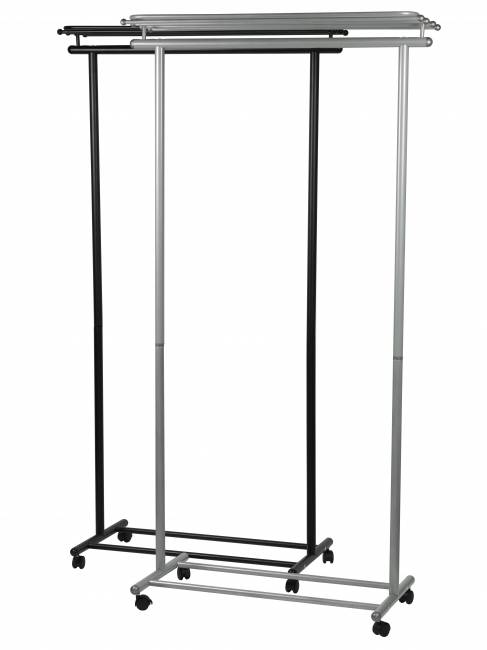 Вешалка напольная на колесах М 9 чёрный