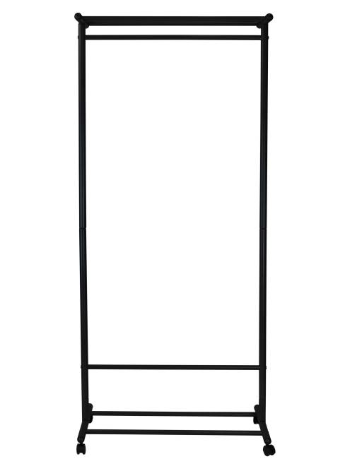 Вешалка напольная на колесах М 9 чёрный