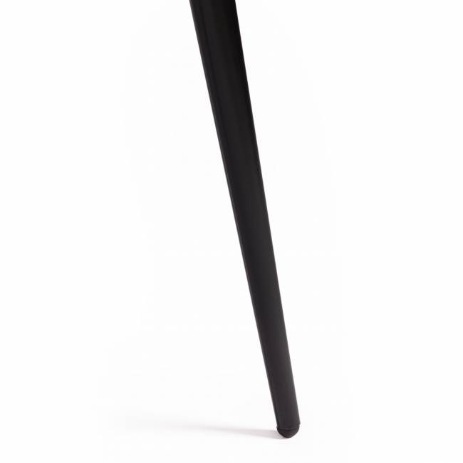 Кресло Бремо/Bremo (мод. 708) ткань/металл, 58х55х83см, коричневый бархат 12/черный (Комплект из 4 шт.) коричневый ткань/металл