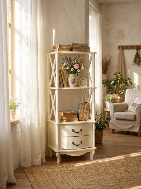 Этажерка Джульетта 2 уровня, дуб шампань Л