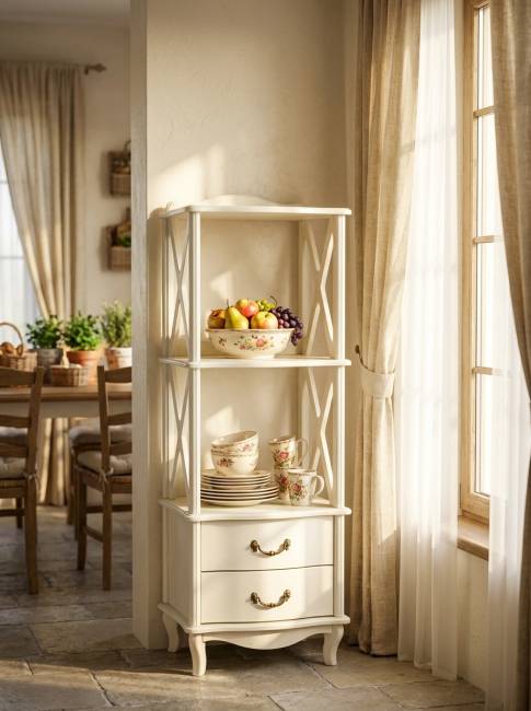 Этажерка Джульетта 2 уровня, дуб шампань Л