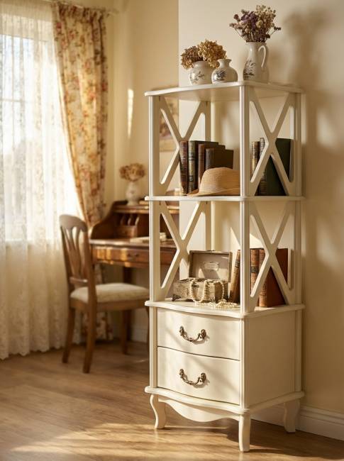 Этажерка Джульетта 2 уровня, дуб шампань Л