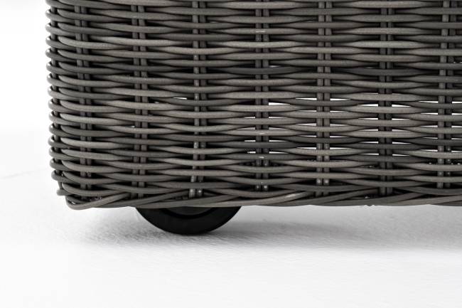 "Рим" шезлонг с подушкой, цвет графит