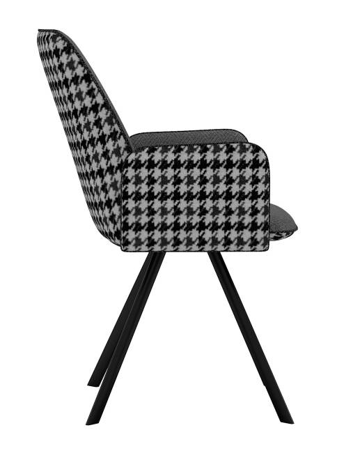 Стул DikLine 293 поворотный SB5/A3 серый, ножки черные