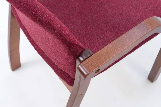 Стул-кресло Джуно 2.0 орех/красный