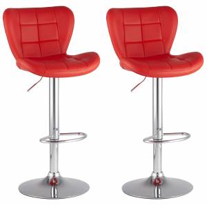 Стул барный PORSCHE красный 2 шт Стул барный PORSCHE красный 2 шт