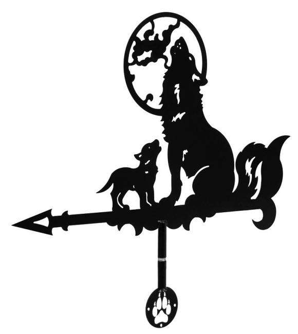 Флюгер "Волки" большой