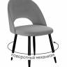 Стул DikLine 283 поворотный C56 серый, ножки черные