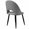 Стул DikLine 283 поворотный C56 серый, ножки черные