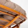 Кресло Папасан/Papasan (23/01 W) /с подушкой/ 115х101х104см, коньячный, экошерсть коричневый, 1811-5 Cognac (коньяк)