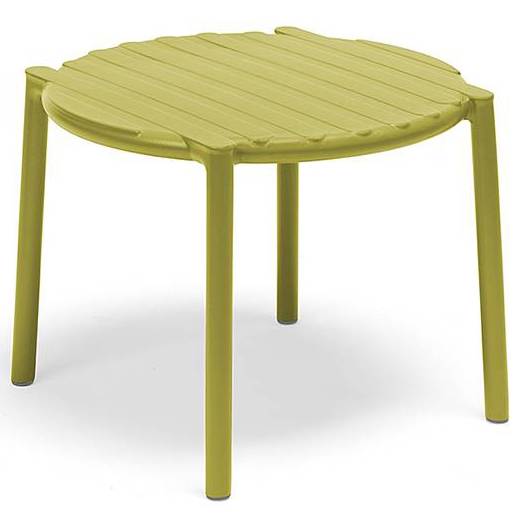 Столик пластиковый журнальный Doga грушевый Ø500х400 мм