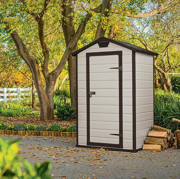 Сарай "Манор 4х3" ,бежевый (размеры 117 х 94 см) Сарай "Манор 4х3" ,бежевый (размеры 117 х 94 см)