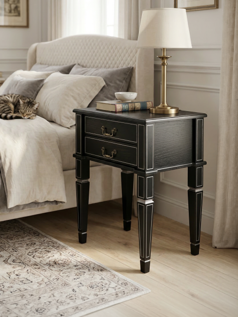 Тумба Васко В 118Н венге/серебро