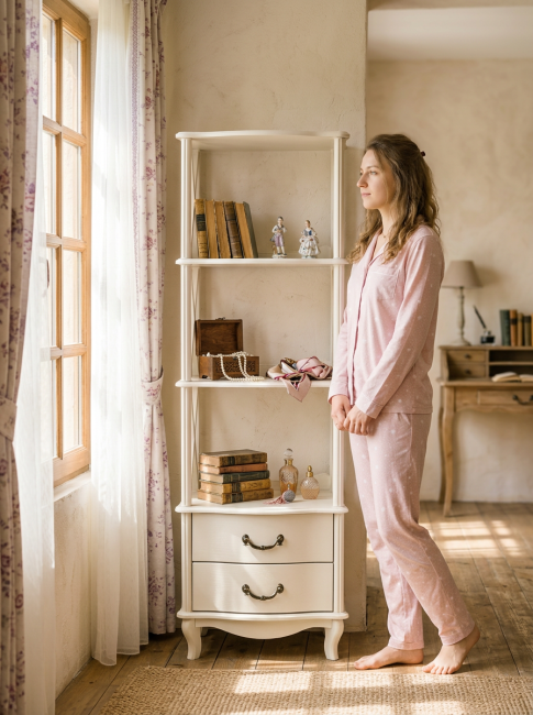 Этажерка Джульетта 3 уровня, дуб шампань Л