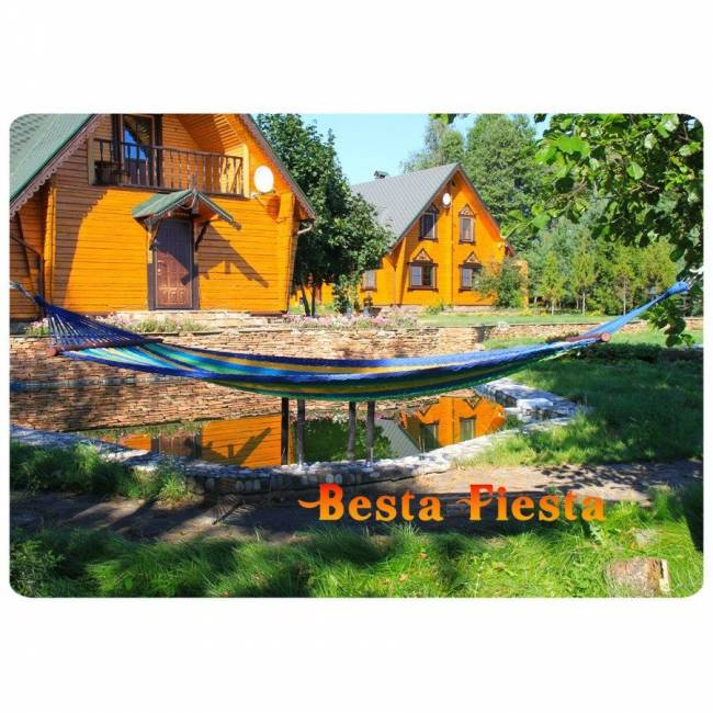 Гамак MEXICO плетеный сине-желтый