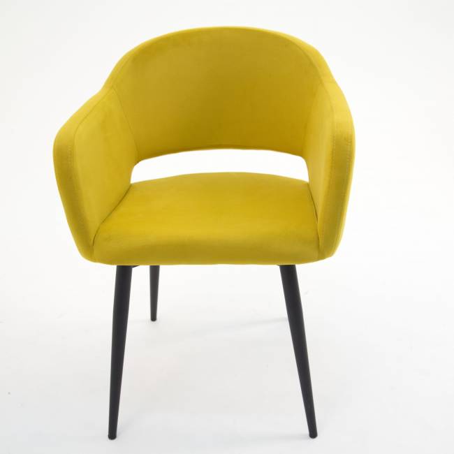 Стул Пичч чёрный / горчичный Стул Пичч чёрный / горчичный